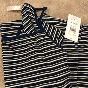 RVCA Bianca striped midi dress